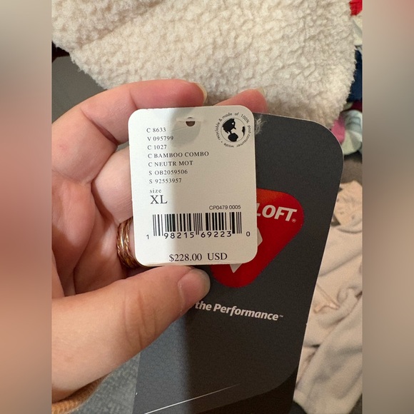 Free People Fleecy Sherpa Scrunchy Pippa Jacket Quilted NWT XL - Picture 4 of 5